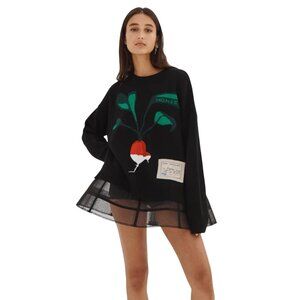 Oversized MOMSE fine merino wool sweater Size M/L NEW